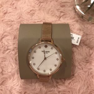 NWT ROSE GOLD KATE SPADE WATCH.